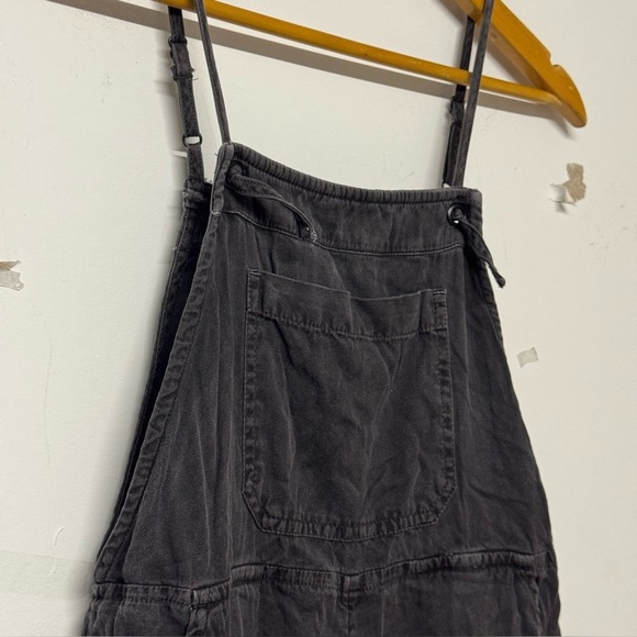 Billabong Kid’s Wild Length Overalls Washed Black Large - Picture 3 of 6